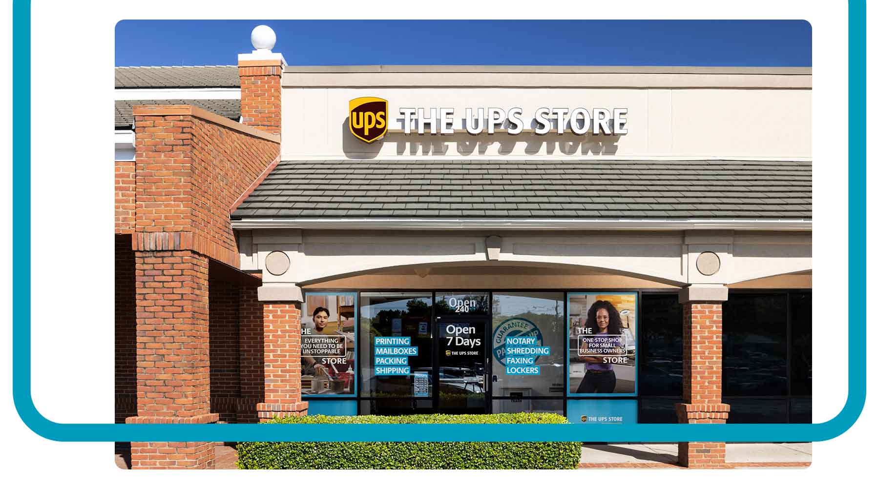 Image of a The UPS Store storefront 