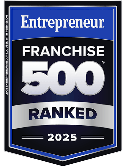 Entrepreneur Franchise 500 2025 Ranked badge