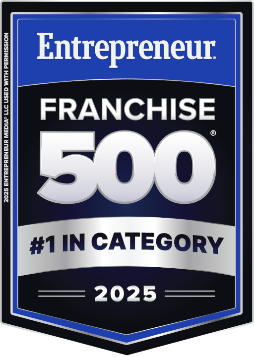 Entrepreneur Magazine Franchise 500 Ranked #1 2025 badge